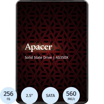 SSD накопитель Apacer SSD PANTHER AS350X 256Gb SATA 2.5 7mm