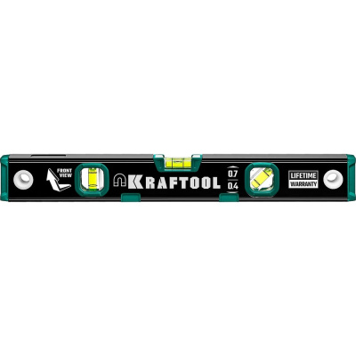 Магнитный уровень с зеркальным глазком 400 мм KRAFTOOL