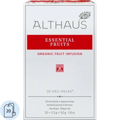 Чай пакетированный Althaus Essential Fruits, 20 пакетиков
