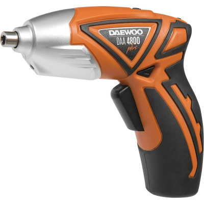 Аккумуляторная отвертка DAEWOO DAА 4800 Plus DAA 4800 Plus сконструирована для простого сверления и закручивания