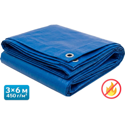 Тент ПВХ негорючий без утеплителя Sebmet 3х6 м (450-500 гр/м2) (18 м2)