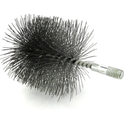 Щетка ерш трубный EuroBrush Д100, ворс сталь 0,50, посадка М12 резьба (14-600) кордщетка ершик