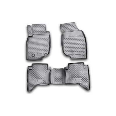 Коврики в салон ELEMENT для TOYOTA Hilux 2011 г.в., 4 шт., полиуретан