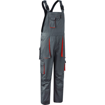 Полукомбинезон COVERGUARD PADDOCK II (КОВЕРГАРД ПАДДОCК ИИ) серый с оранжевым МУЖСКОЙ (L)