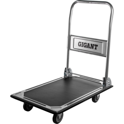 Платформенная тележка Gigant HPY-150 позволит перемещать товары на оптовых базах, складах и крупных магазинах