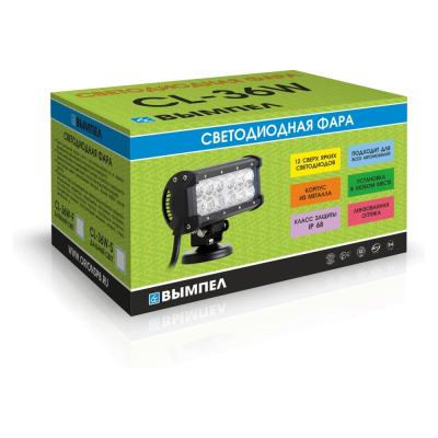 Светодиодная фара Вымпел CL-36W-F 5187 - устройство ближнего света