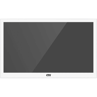 Монитор видеодомофона CTV -M5121Q W со встроенным регистратором и режимом квадратора, детекция обнаружения человека