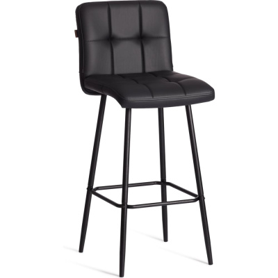 Барный стул Tetchair Medeo экокожа, черный