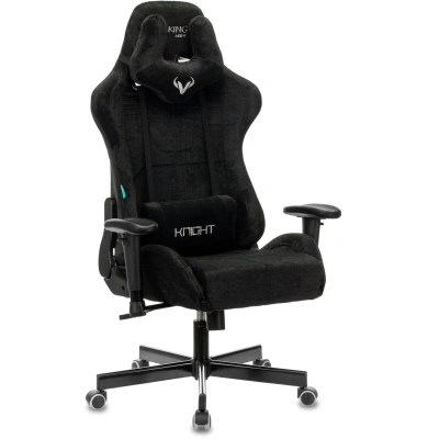 Кресло игровое Zombie Viking Knight Fabric черный Light-20 металл 1379928