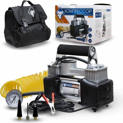Компрессор Nova Bright АК-85 двухпоршневой, до 85 л/мин, 140 PSI, 12 В