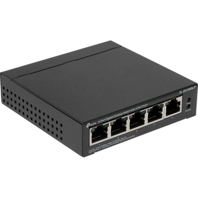 Коммутатор TP-Link TL-SG1005LP (L2) 5x1Гбит/с 4PoE+ 40W неуправляемый