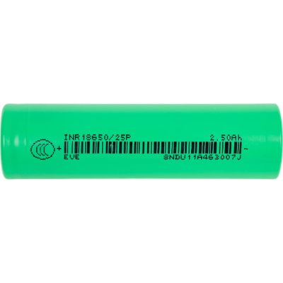 Аккумулятор литий-ионный EVE (Li-Ion/Li-Pol) Energy INR18650/25P 5470580