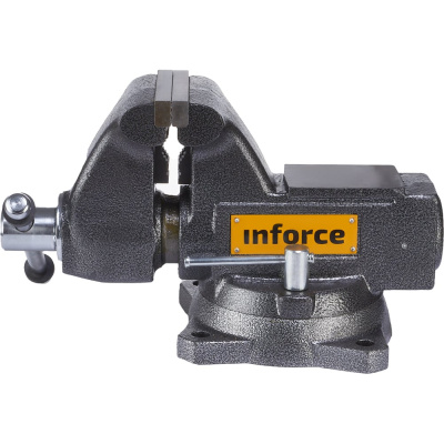 Поворотные слесарные тиски Inforce 115 мм
