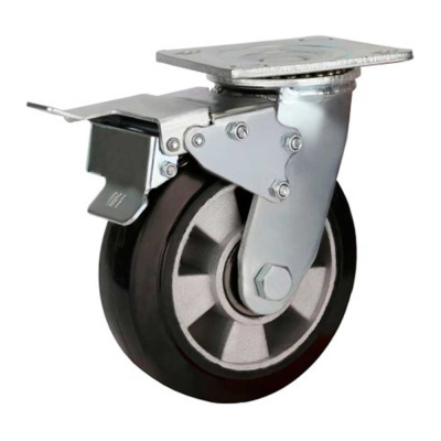 Большегрузное колесо с алюминиевым ободом А5 SCDLb 80 (200 мм; 500 кг)