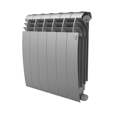 Радиатор биметаллический ROYAL THERMO BILINER B 500 серебристый, 6 секц.