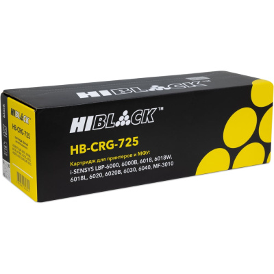 Картридж Hi-Black (HB-725) для Canon LBP-6000/6018/6020/6030/MF3010, 1,6K HB-CRG-725