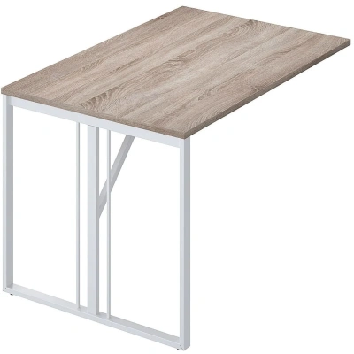 Стол приставной Комус Мебель К-Loft Director 241B001 Ш1200 сонома темн/бел