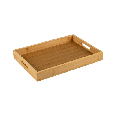 Поднос Mallony из бамбука с ручками foresta di bambu, р-р: 41x30x5 см