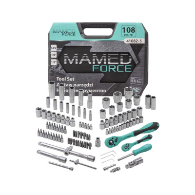 Набор инструментов profi 108пр. 1/4",1/2"(6гр)(4-32мм) MAMEDFORCE