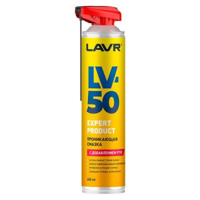 Смазка проникающая с PTFE LV-50 400 мл LAVR