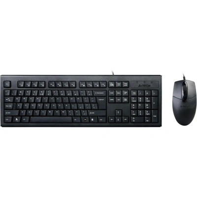 Набор клавиатура+мышь A4Tech KRS-8372 клав:черный мышь:черный USB