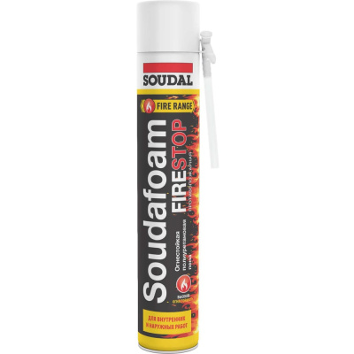 Огнестойкая ручная монтажная пена Soudal Соудафоам ФР