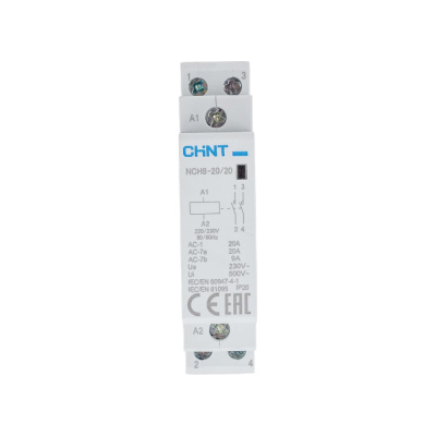 Модульный контактор CHINT NCH8-20/20 256054