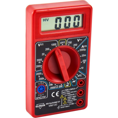 Мультиметр ELITECH ММ 100