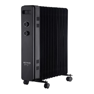 Обогреватель конвектор масляный радиатор STINGRAY ST-OH1002A, черный