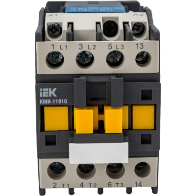 Контактор IEK КМИ-11810, 18А, 110В/АС3, 1НО