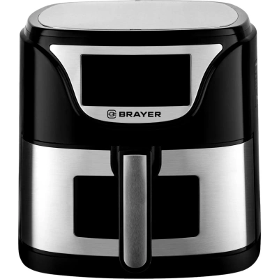 Аэрогриль BRAYER BR2037, 1500 Вт, 5 л, 7 программ, таймер, сенсорное управление, нержавеющая сталь