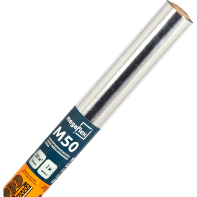 Фольга для бани, сауны Megaflex М50 1 м х 20 м, 20 кв