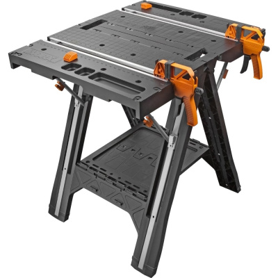 Рабочий стол WORX Pegasus 135 кг 78х64х81 см WX051 - это универсальное решение для столярных работ