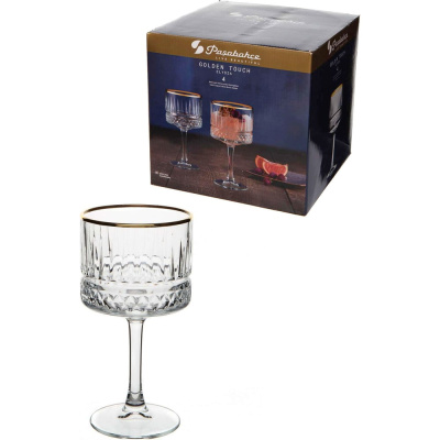 Бокал Pasabahce PSB 500 мл 4 шт. ELYSIA GOLDEN TOUCH