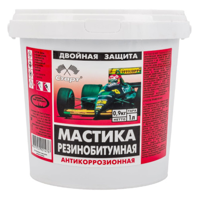 Резинобитумная противошумная мастика СТАРТ 1 л пэ