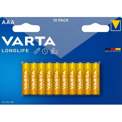 Батарейка Varta Longlife LR03/AAA BL10