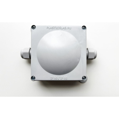 Монтажная коробка Plasticglas IP66/IP68 с гермовводами PG11x2