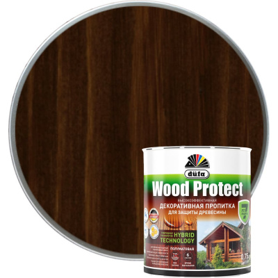 Пропитка для защиты древесины Dufa Wood Protect палисандр 750 мл