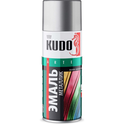 Высококачественная быстросохнущая эмаль металлик KUDO SILVER GRAIN FINISH