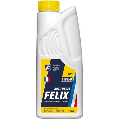 Антифриз FELIX TYPE D 1 кг, желтый