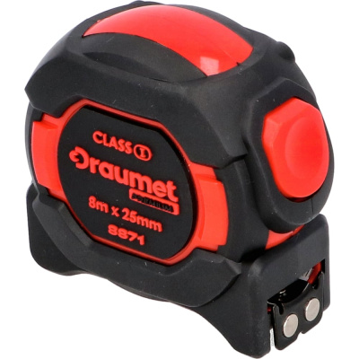 Рулетка DRAUMET PREMIUM, 8 м x 25 мм, 8871