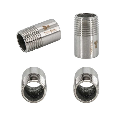 Ниппель приварной NEWKEY нержавеющий, AISI304 DN15 (1/2), (CF8), PN16 набор 4 шт