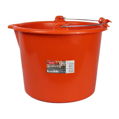 Ударопрочное ведро для красок и смесей DECOR PROFI 20 л 533-020