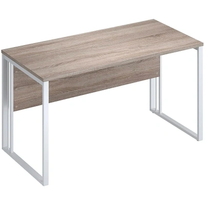Стол Комус Мебель К-Loft 241S015 1380х670х752 к/к дуб сонома темн/белый