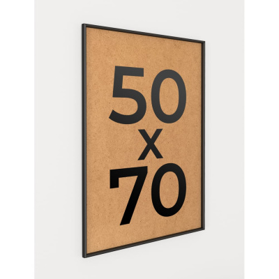 Фоторамка Черная алюминиевая рамка 50x70 см