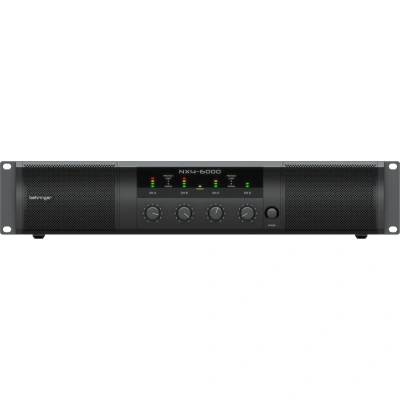 Усилитель Behringer NX4-6000, 4-канальн., 4x1600Вт 2Ω/860Вт 4Ω/440Вт 8Ω