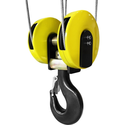 Крюковая подвеска для канатной тали 10 тонн двухрольная OCALIFT ziptec10t4