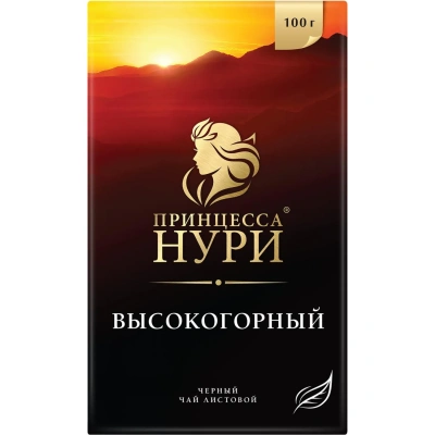 Чай черный Принцесса НУРИ Высокогорный листовой 100г