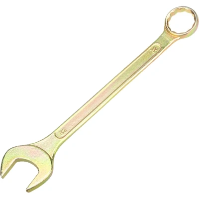 Ключ комбинированный 32мм, желтый цинк REXANT 12-5818-2