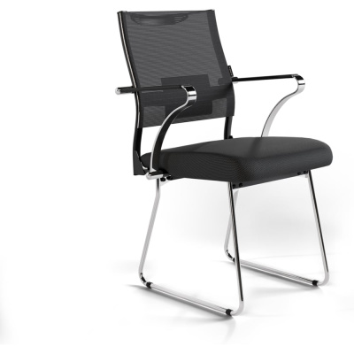 Кресло для персонала МЕТТА Sit Air 24/7 M4-281K - Italy+UMF(X1) /Km00/Wh00/K15cL(F54) (Черный)